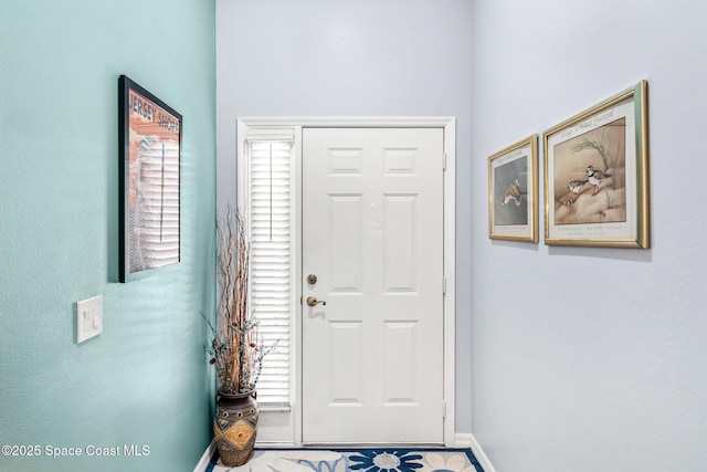 foyer with a healthy amount of sunlight