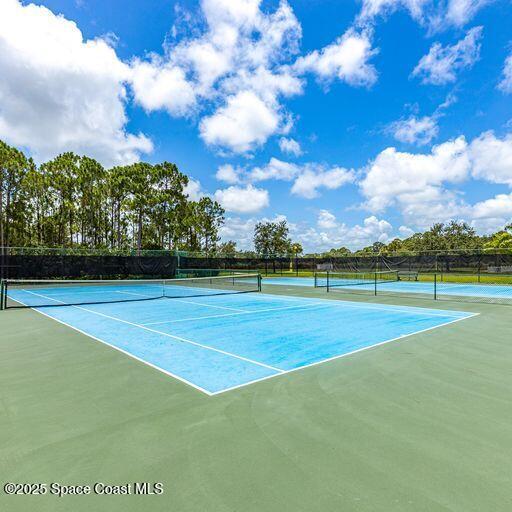 view of sport court