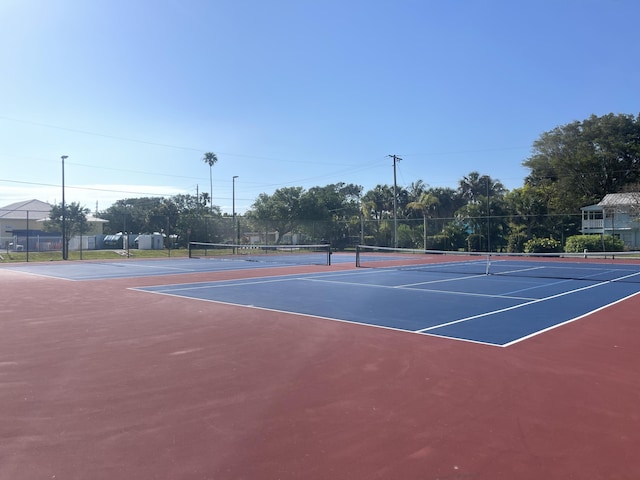 view of sport court with basketball court