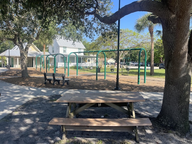 view of home's community with a playground