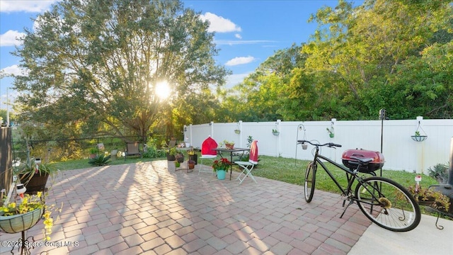 view of patio