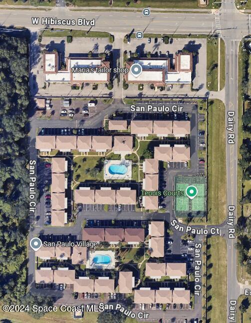 144 San Paulo Cir Unit 10-144, West Melbourne, FL 32904 - aerial overview of property's location