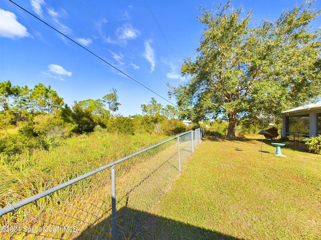 view of yard