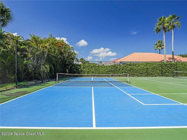 view of sport court with basketball court