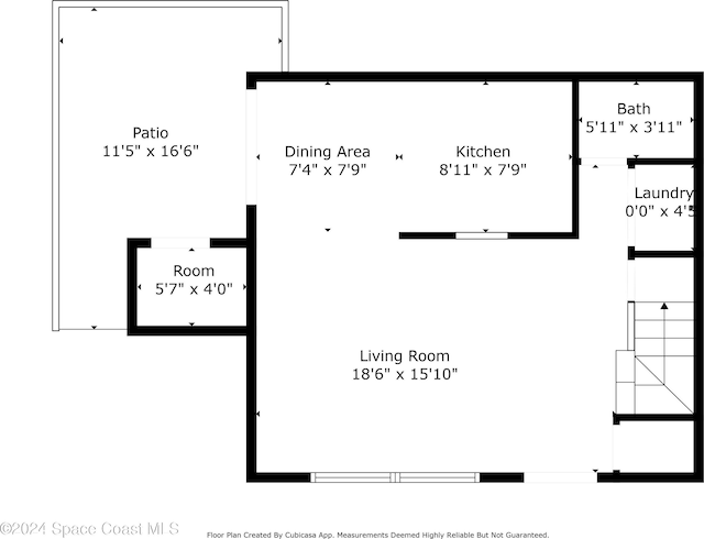 516 S Plumosa St Unit 20, Merritt Island, FL 32952 - view of floor plan / room layout