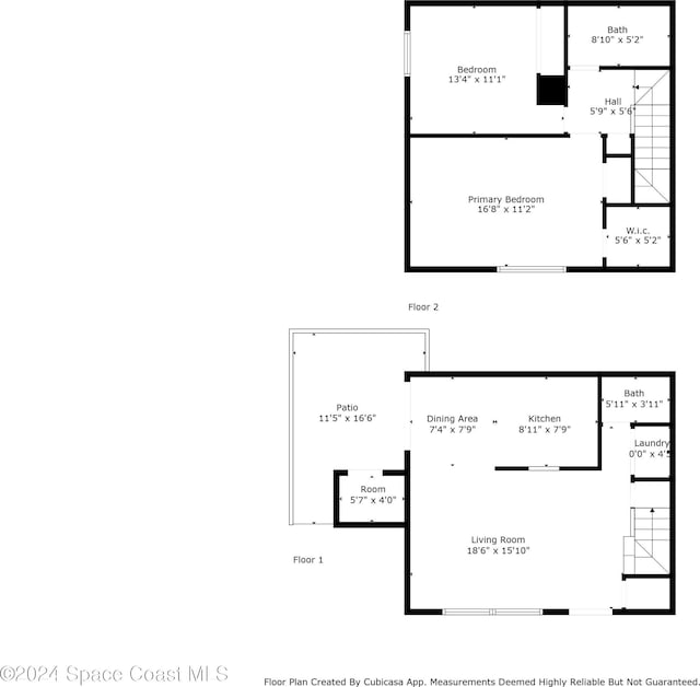 516 S Plumosa St Unit 20, Merritt Island, FL 32952 - view of property floor plan