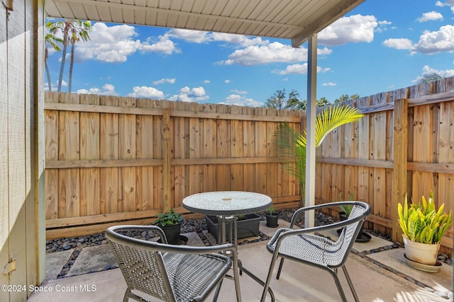 view of patio / terrace