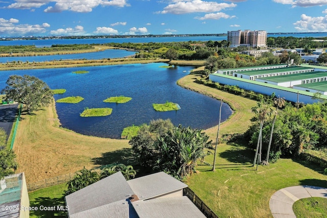 516 S Plumosa St Unit 20, Merritt Island, FL 32952 - drone / aerial view of a large body of water