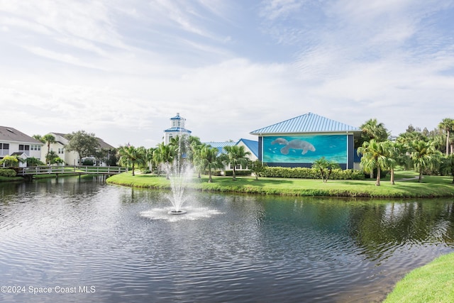 property view of water