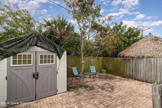 view of outbuilding