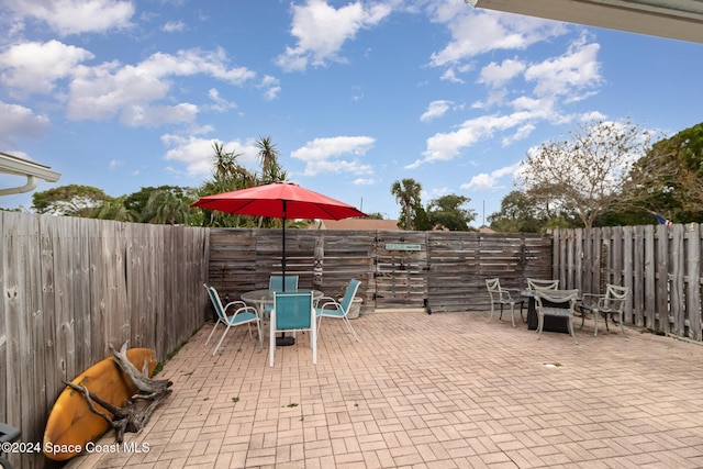 view of patio