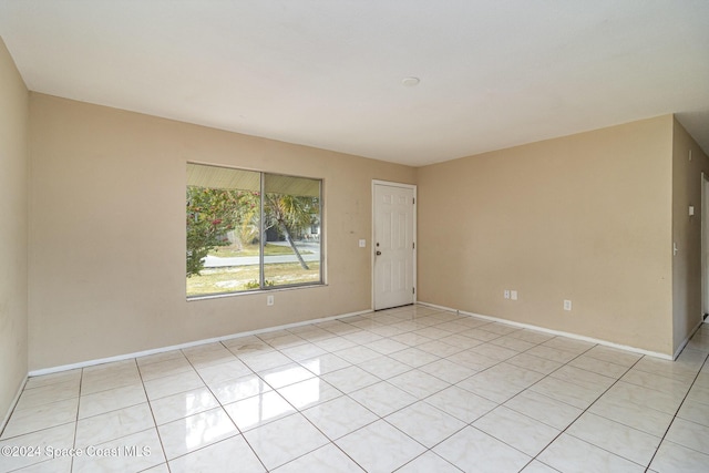 view of tiled empty room