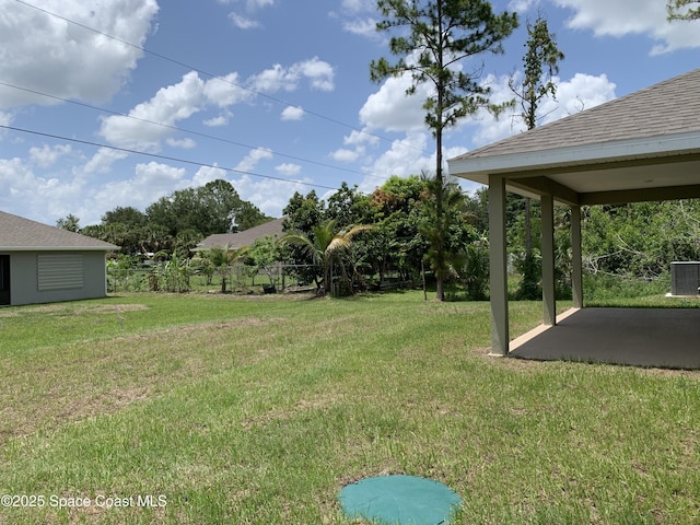 698 De Groodt Rd SW, Palm Bay, FL 32908 - view of yard with a patio area