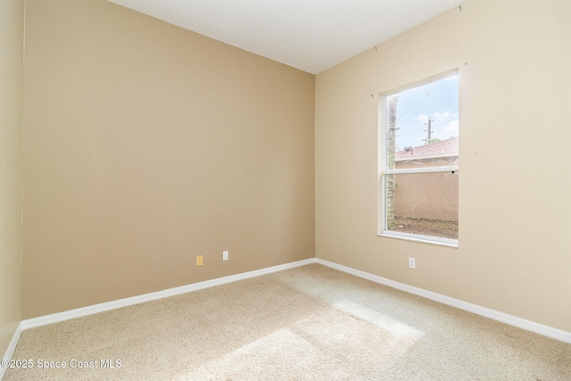 empty room with carpet floors