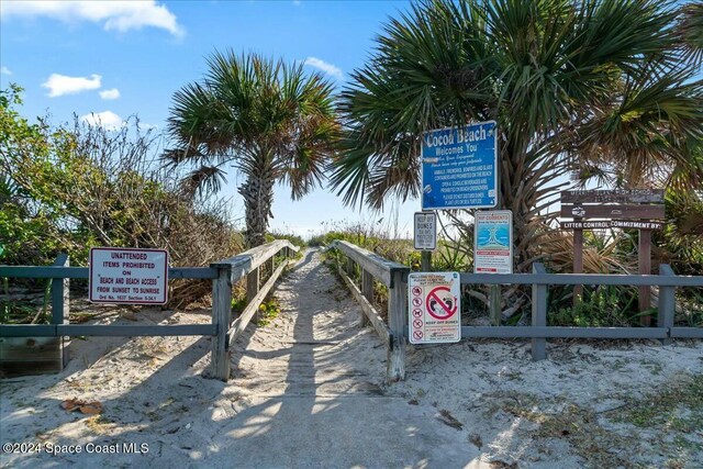 22 Tulip Ave Unit 309, Cocoa Beach, FL 32931 - view of street