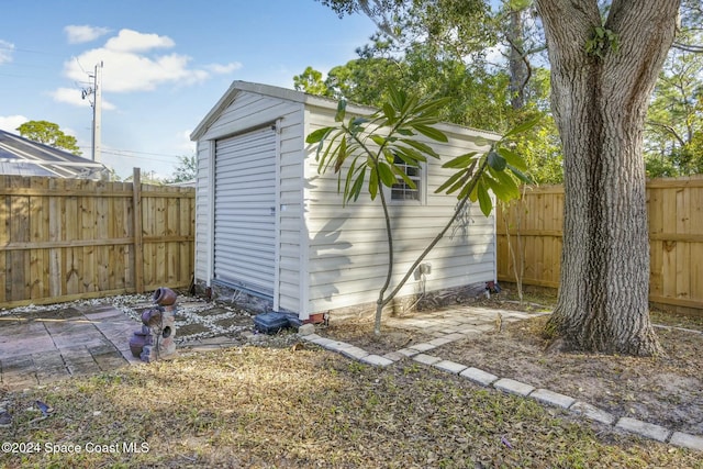 view of outbuilding