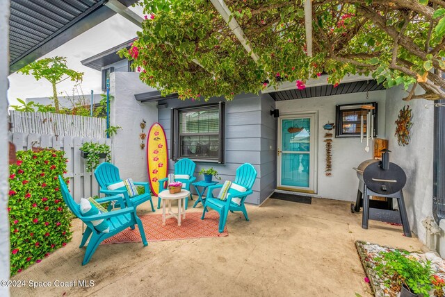 737 Palm Springs Cir, Indian Harbour Beach, FL 32937 - view of patio