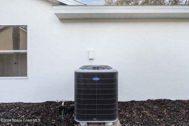 exterior details featuring central air condition unit