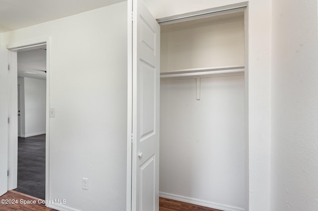 view of closet