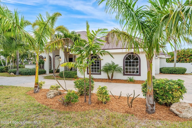 view of front of home