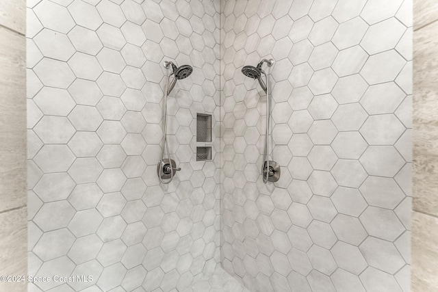 room details featuring tiled shower