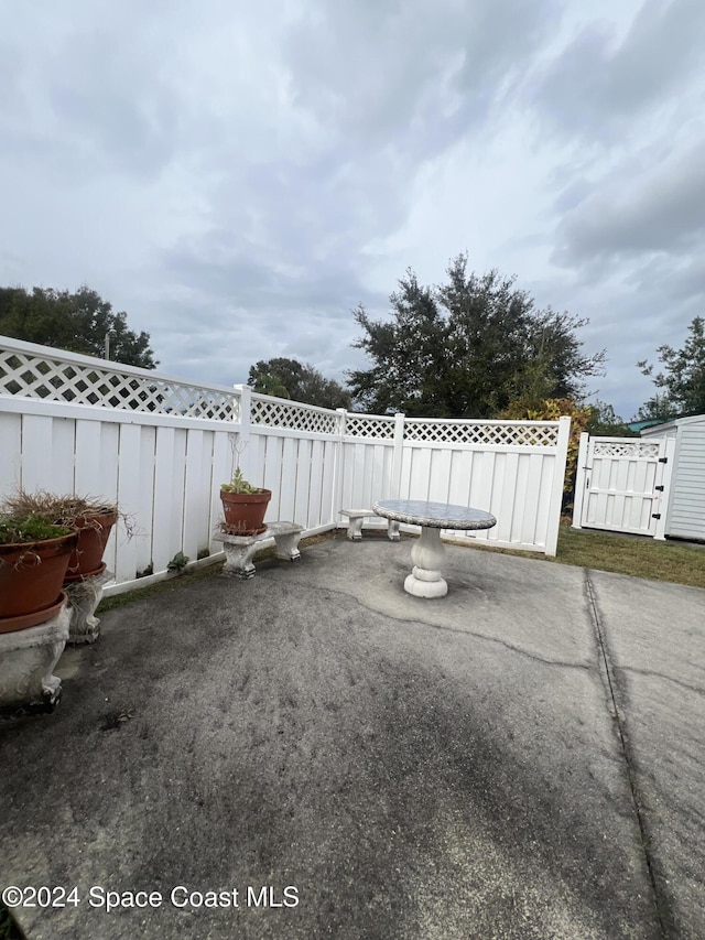 view of patio