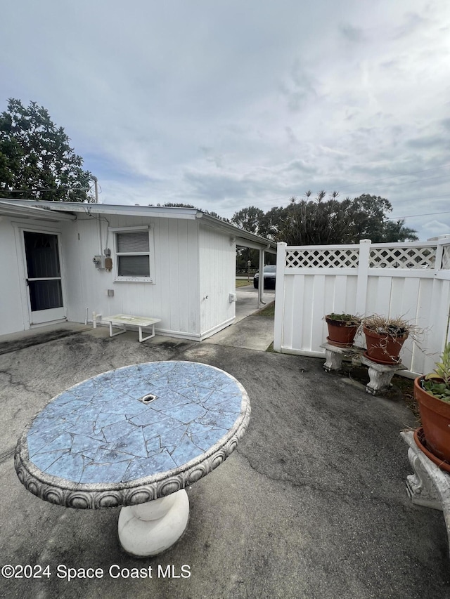 view of patio