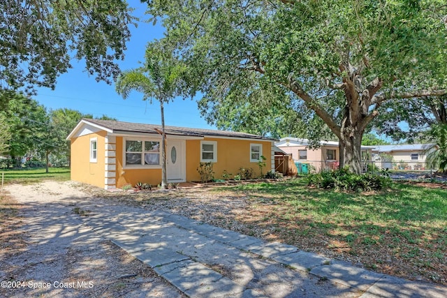 view of ranch-style home