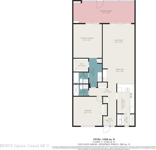 200 S Banana River Blvd Unit 2302, Cocoa Beach, FL 32931 - view of property floor plan