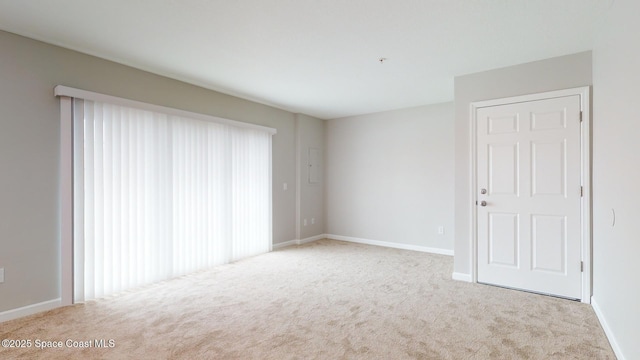 empty room with light carpet