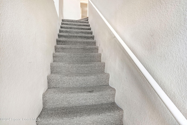 stairs with carpet