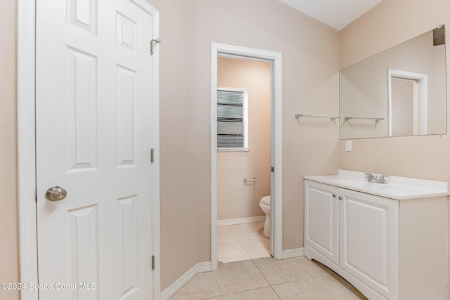 867 S Patrick Dr, Satellite Beach, FL 32937 - bathroom featuring vanity and tile patterned floors