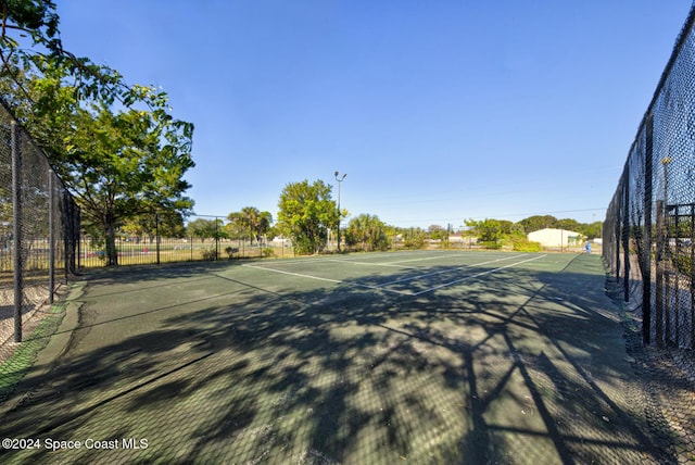 view of sport court