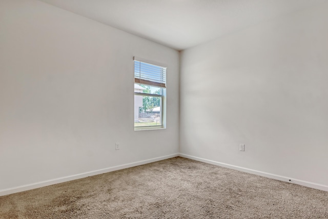 spare room featuring carpet floors