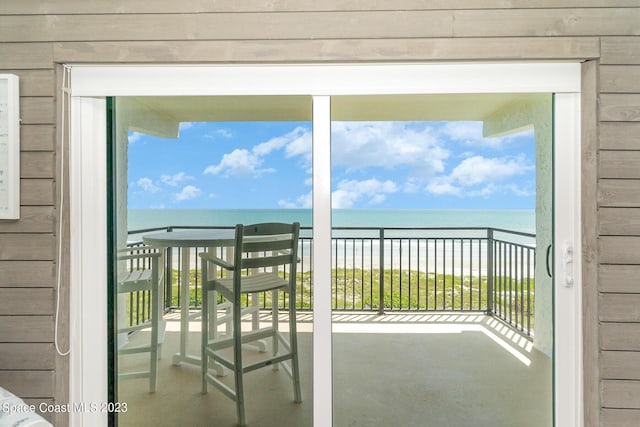 650 N Atlantic Ave # 706, Cocoa Beach, FL 32931 - balcony featuring a water view