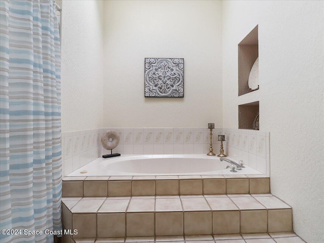 bathroom featuring tile patterned flooring