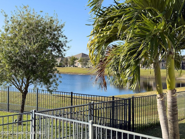 view of water feature