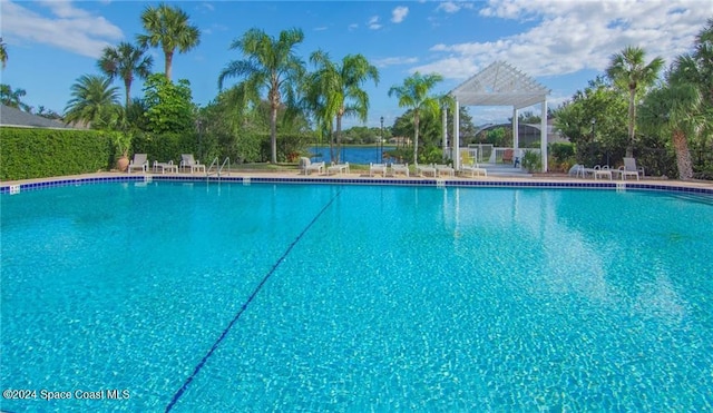 view of pool