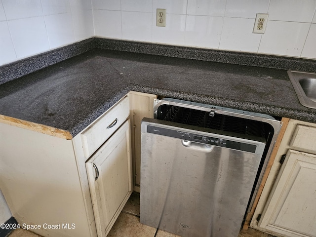 interior details featuring dishwasher