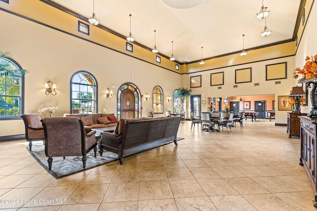 view of community lobby