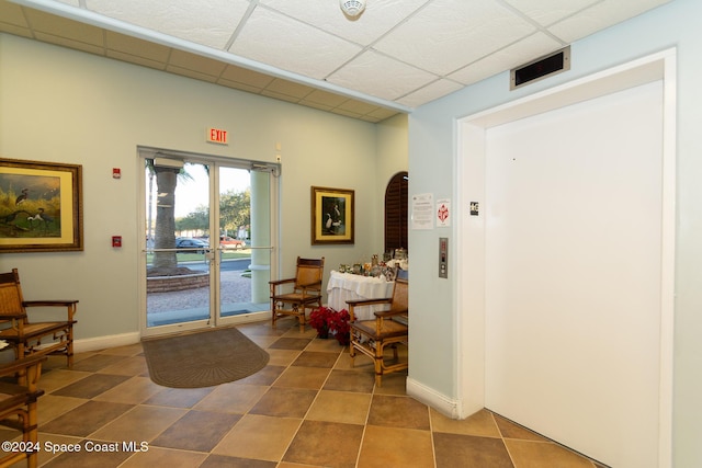 view of community lobby