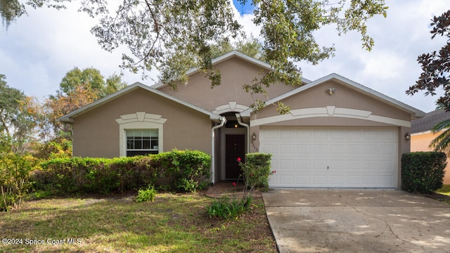 ranch-style house with a garage