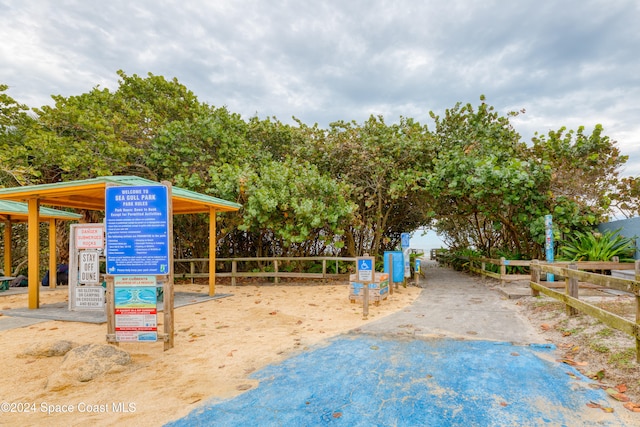 view of jungle gym