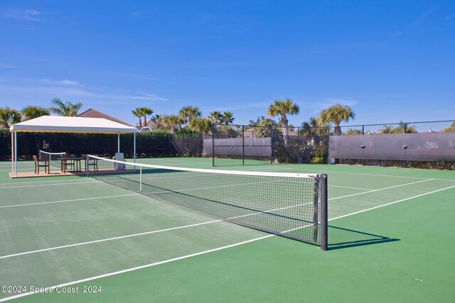 view of tennis court