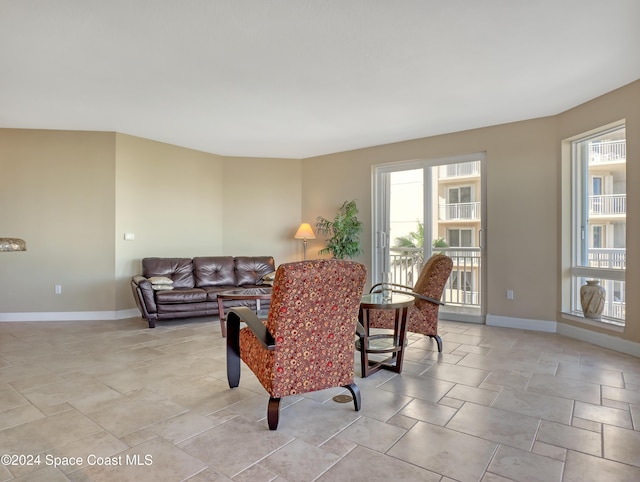 view of living room