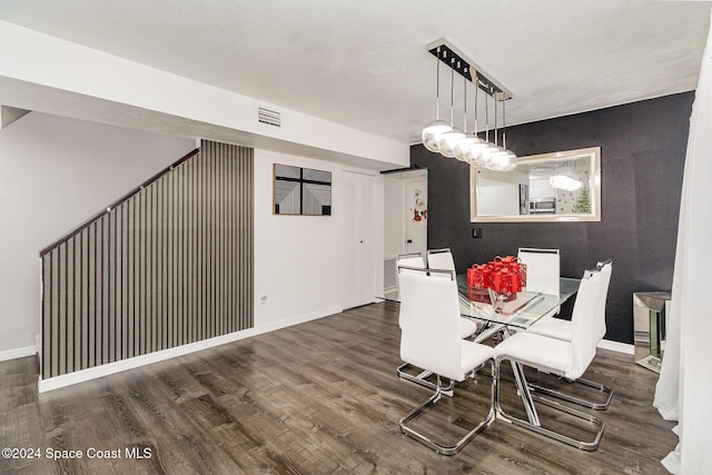 unfurnished dining area with hardwood / wood-style floors