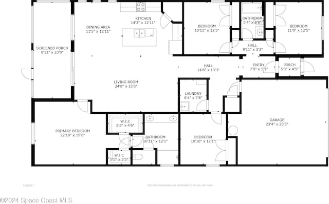 2342 Planter Ridge Ct, Palm Bay, FL 32909 - view of floor plan / room layout