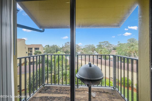 balcony with grilling area