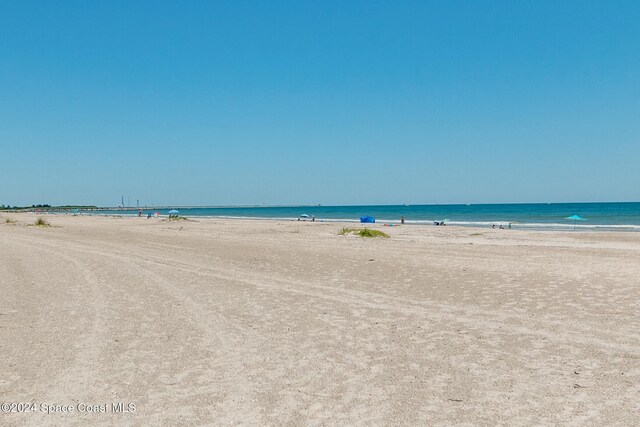 water view featuring a beach view