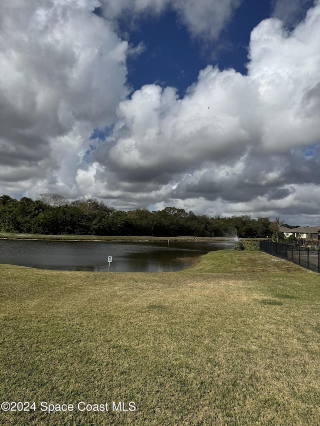 view of water feature